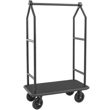 Bagagetrolley | VOYAGER | RVS | Zwart | Wielen (Geremd) |, Verzenden