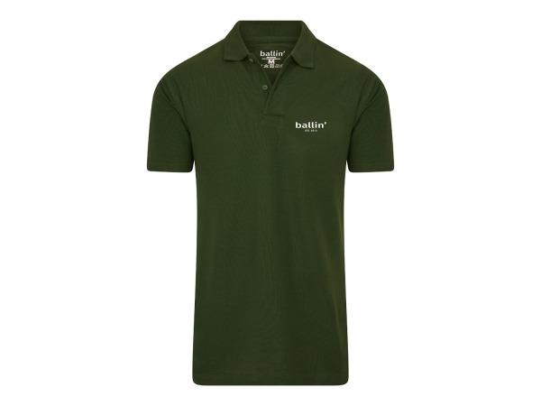 Veiling - Ballin Est. 2013 Basic Polo - Groen - M, Kleding | Heren, T-shirts