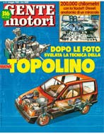 1984 GENTE MOTORI MAGAZINE 05 ITALIAANS, Ophalen of Verzenden, Nieuw