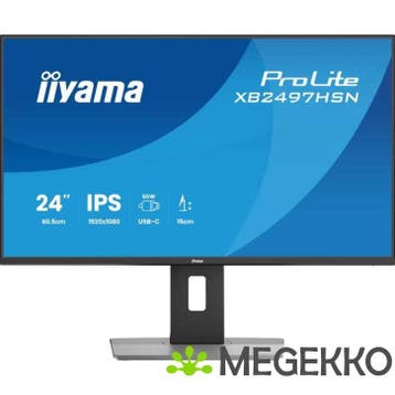 Iiyama ProLite XB2497HSN-B1 24  Full HD IPS USB-C monitor, Verzenden