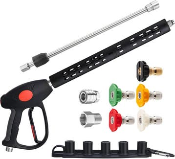 Universeel spuitpistool 102cm | Retour deal | Sla je slag, Verzenden
