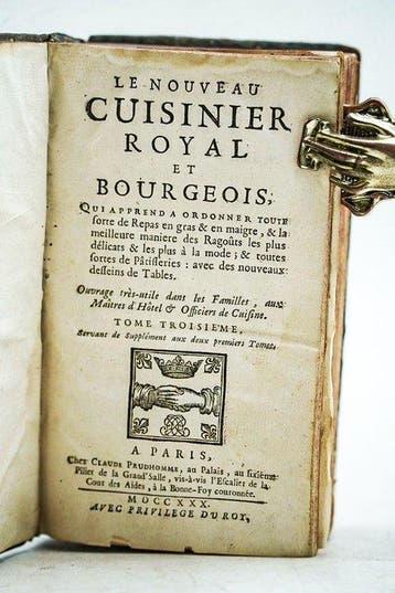 M. François Massialot - Le nouveau cuisinier royal et, Antiek en Kunst