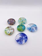 Livio Campanella - Presse-papier (6) - Murano-glas, Goud