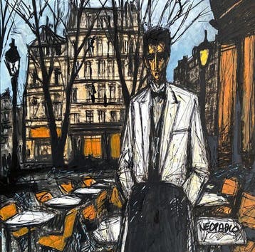 Néo Pablo - Le garçon de café, Paris — œuvre unique