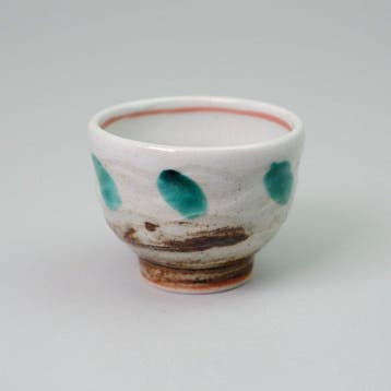 Kutani Ware By Saichi Matsumoto & Hagi Ware Tokkuri-Form