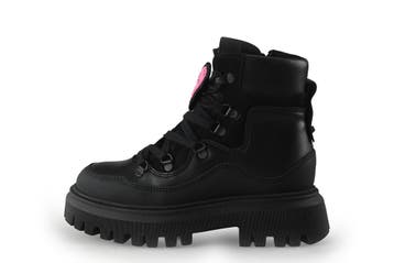 Nubikk Veterboots Meisjes in maat 28 Zwart, Kinderen en Baby's, Verzenden, Jongen of Meisje, Nubikk, Schoenen