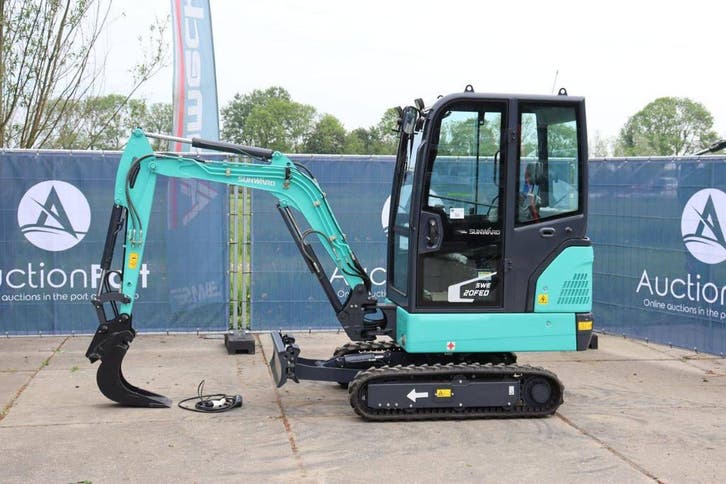 Veiling: Minigraver Sunward SWE 20FED Elektrisch 2024 Nieuw, Zakelijke goederen, Machines en Bouw | Kranen en Graafmachines, Ophalen