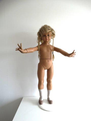van der heyden - Mannequin - Kinder mannequin - Haar, Hars, Antiek en Kunst