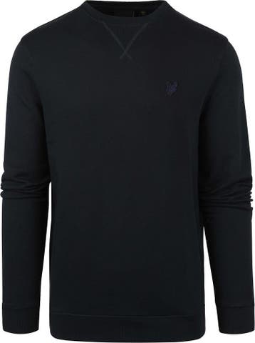 Lyle & Scott Sweater Navy maat Maat 46 (S) of kleiner Heren, Verzenden