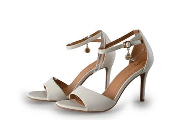 Mexx Sleehakken in maat 38 Beige, Kleding | Dames, Mexx, Verzenden, Beige, Zo goed als nieuw