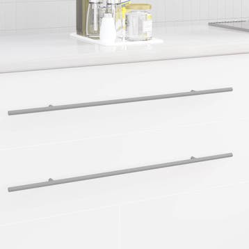 vidaXL Kast Handvat 12 pcs Zilver 700mm Roestvrij staal, Verzenden, Nieuw