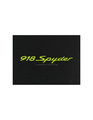2012 PORSCHE 918 SPYDER HARDCOVER BROCHURE + BOX ENGELS, Ophalen of Verzenden, Nieuw