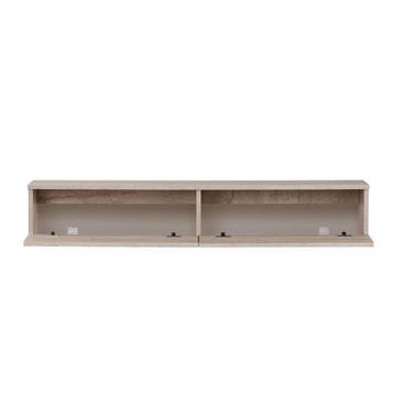 Evila TV-meubel - Beige - Nieuw/Ongebruikt - Melamine/Metaal, 100 tot 150 cm, Verzenden, Nieuw, Scandinavisch