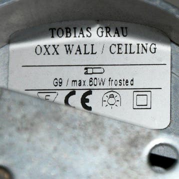 Tobias Grau - Plafondlamp - OXX Wall / Ceiling lamp - Glas,