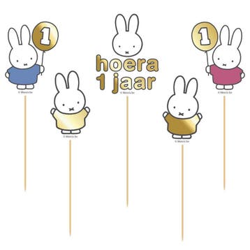 Nijntje Taart Topper Set 15cm 5 delig, Hobby en Vrije tijd, Verzenden, Nieuw