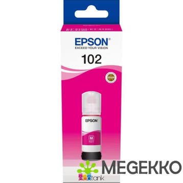 Epson 102 70ml Magenta inktcartridge voor de Ecotank, Verzenden, Nieuw