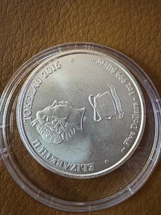 Tokelau. 2016 Sailfish colorized - 1 oz (.999) (Zonder, Postzegels en Munten, Munten | Europa | Niet-Euromunten