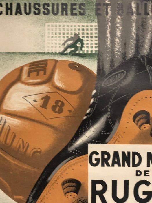 Nathan - Hungaria - Grand Match de Rugby - jaren 1950, Antiek en Kunst, Kunst | Tekeningen en Fotografie