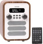 2dekans | Denver DAB48W DAB+/FM Retro Radio – Bluetooth –, Ophalen of Verzenden