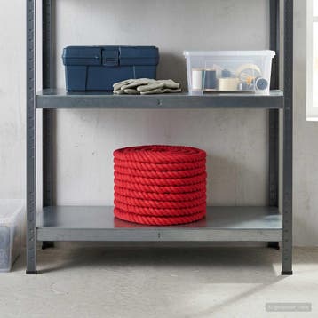 vidaXL Katoenen Touw 24 mm 50 m Rood 100% katoen, Verzenden