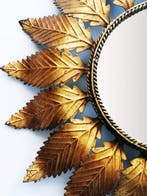 Miroir mural - Cristal, Fer - Miroir sunburst rétroéclairé