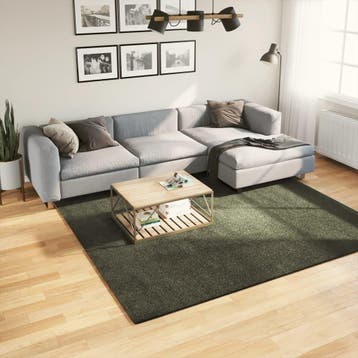vidaXL Vloerkleed HUARTE laagpolig zacht wasbaar 240x240 cm, Verzenden