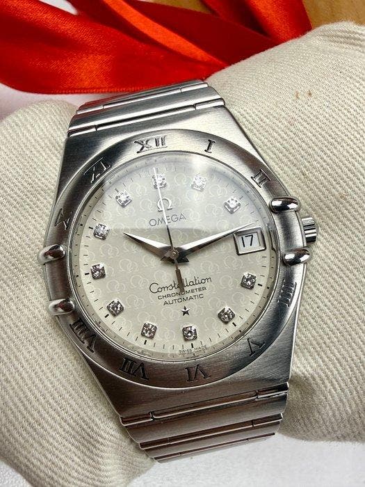 Omega - Constellation 50Th Anniversary Diamond Chronometer -, Handtassen en Accessoires, Horloges | Heren