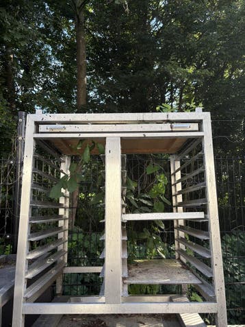 RVS Onderstel met ruimte voor bakplaten 93 x 75 x 110cm (B x, Ophalen of Verzenden