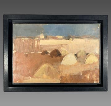 Roger Muhl (1929-2008) - Le champs moissonné