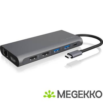 ICY BOX-DK4050-CPD interface hub USB 3.2 Gen 1 (3.1 Gen 1), Verzenden, Nieuw
