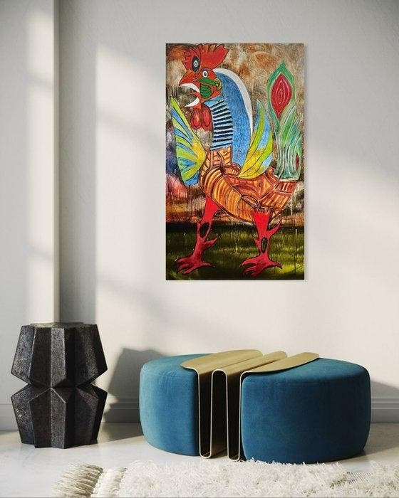 V. Cox - Cocorocó - III, Antiek en Kunst, Kunst | Designobjecten