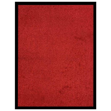 vidaXL Deurmat 60x80 cm rood, Verzenden