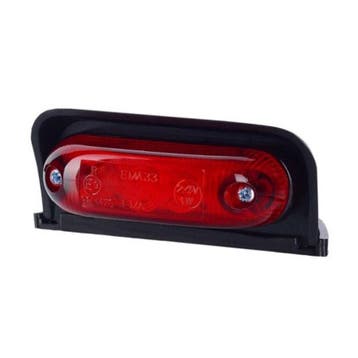 Horpol LED Toplamp Ovaal Rood LD-231, Ophalen of Verzenden