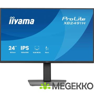 Iiyama ProLite XB2491H-B1 24  Full HD IPS monitor, Computers en Software, Monitoren, Verzenden, Nieuw