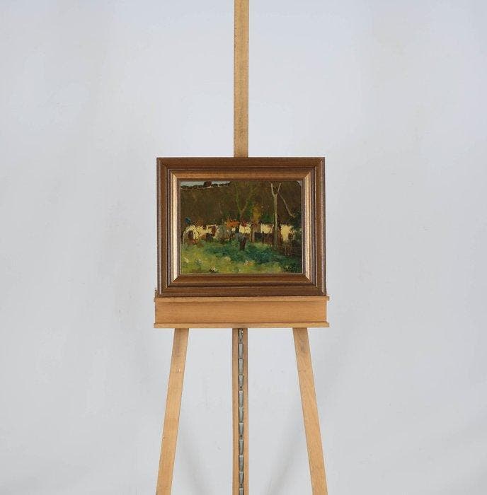 Willem Hendrik van der Nat (1864–1929) - Schoffelen, Antiquités & Art, Art | Peinture | Classique