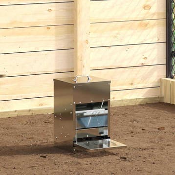 vidaXL Kip trekvoeder Zilver 25 x 42 x 40 cm 4 kg Gegevens, Verzenden, Nieuw