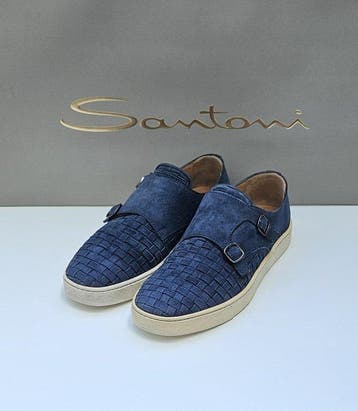 Santoni - Chaussures plates - Taille : EU 42, Kleding | Heren, Schoenen, Nieuw
