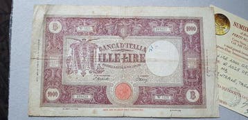 Italië. - 6 Banknotes - Various Dates (Zonder minimumprijs)