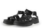 Manfield Sandalen in maat 41 Zwart, Kleding | Dames, Schoenen, Verzenden, Zwart, Sandalen of Muiltjes, Zo goed als nieuw