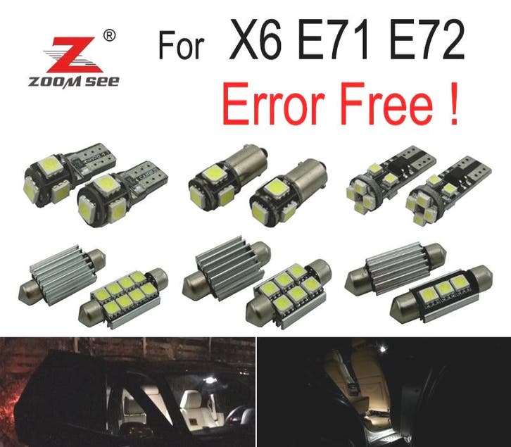 Kit 20 Ampoules Led Intérieur Pour Bmw X6 E71 E72 M 2008 -20, Autos : Pièces & Accessoires, Éclairage, Envoi