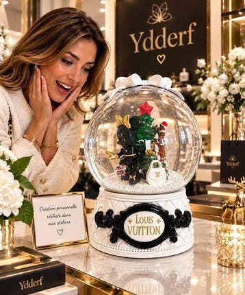 YDDERF - Boule de neige XL Minnie Mouse Louis Vuitton Enfin