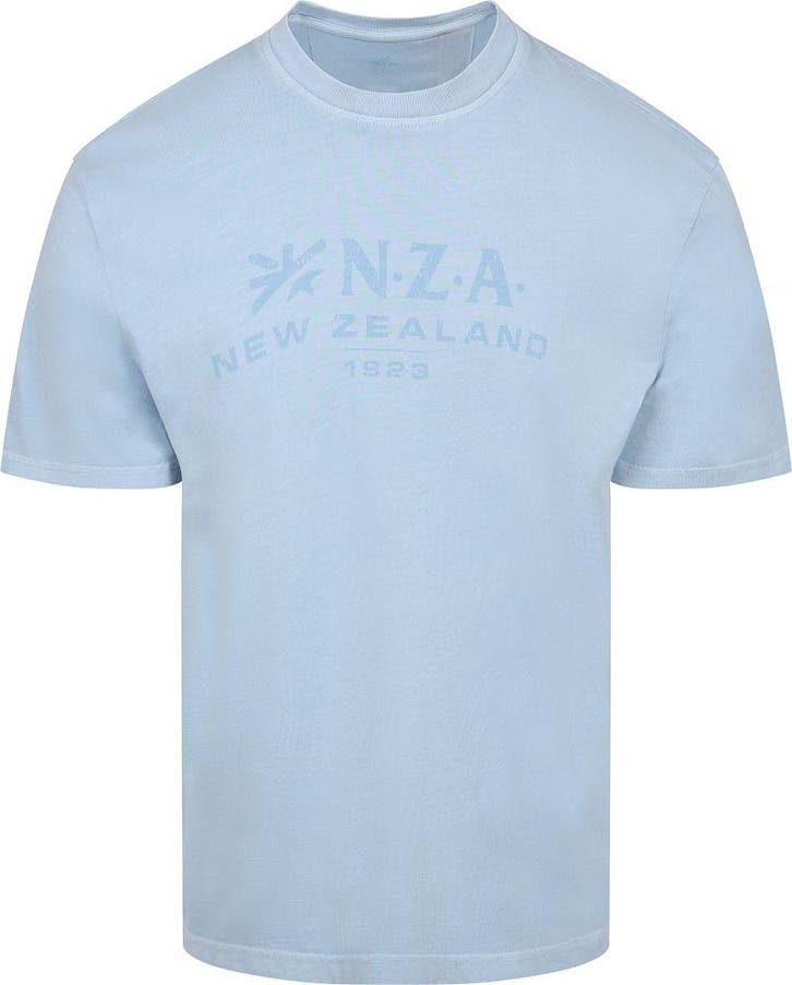 NZA T-shirt Faded Logo Sky Blue maat Maat 52/54 (L) Heren, Kleding | Heren, T-shirts, Nieuw, Maat 52/54 (L), Verzenden