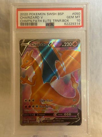 Pokémon Graded card - Charizard V 50 - PSA 10, Nieuw