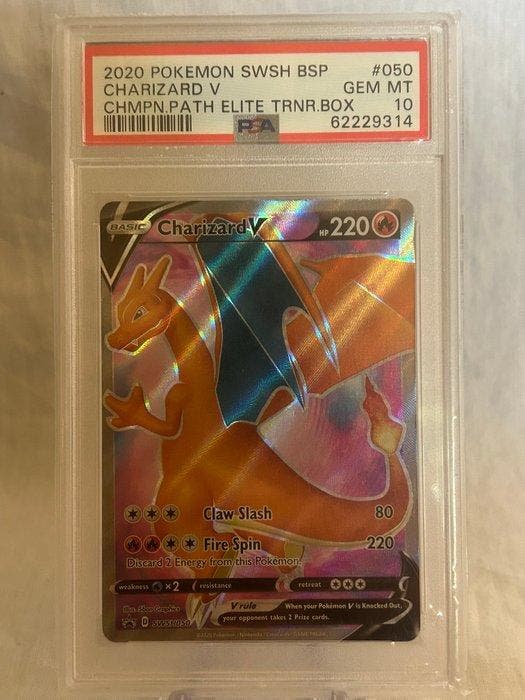 Pokémon Graded card - Charizard V 50 - PSA 10, Hobby & Loisirs créatifs, Jeux de cartes à collectionner | Pokémon