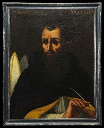Joseph de Ribera (1591-1658); suiveur de - Saint Augustine,