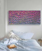 Maria Ruisi - Onde précieuse Peinture sculpturale Garantie à