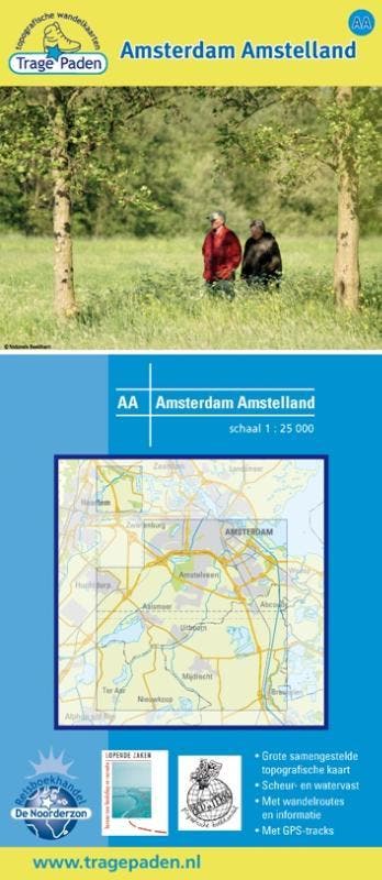 Trage Paden AA -  Amsterdam Amstelland 9789081396189, Verzenden, Gelezen, Leon Receveur