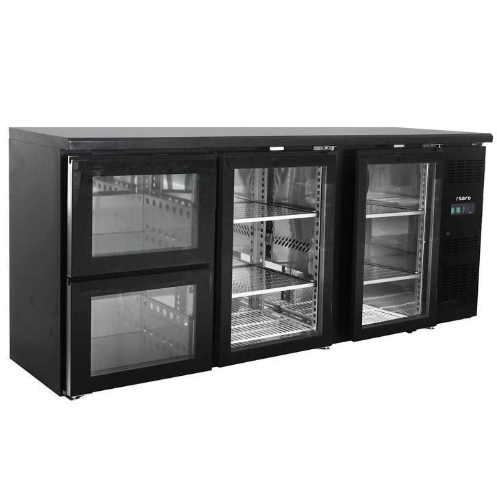 Barkoelkast | BC-SERIE | 537L | Zwart | +2°C/+8°C |, Zakelijke goederen, Horeca | Keukenapparatuur, Nieuw in verpakking, Verzenden