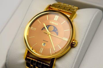 Jowissa - Swiss Made - Moon phase Calendar - with box - Sans, Nieuw