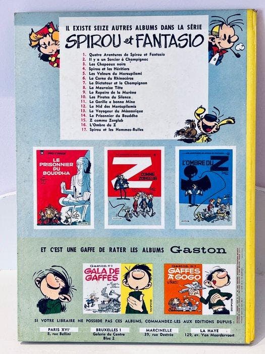 Spirou et Fantasio T5 - Les Voleurs du Marsupilami - C - 1, Livres, BD